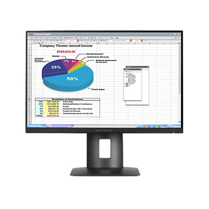 Rnw365 Monitor HP Z24N 24 Pollici 1920x1200 LED Black