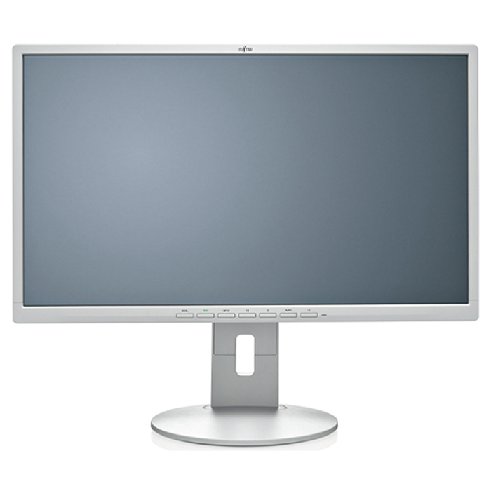 Rnw365 Monitor Fujitsu B24-8 TE Pro 24 Pollici 1920x1080 USB VGA DVI DP Bianco