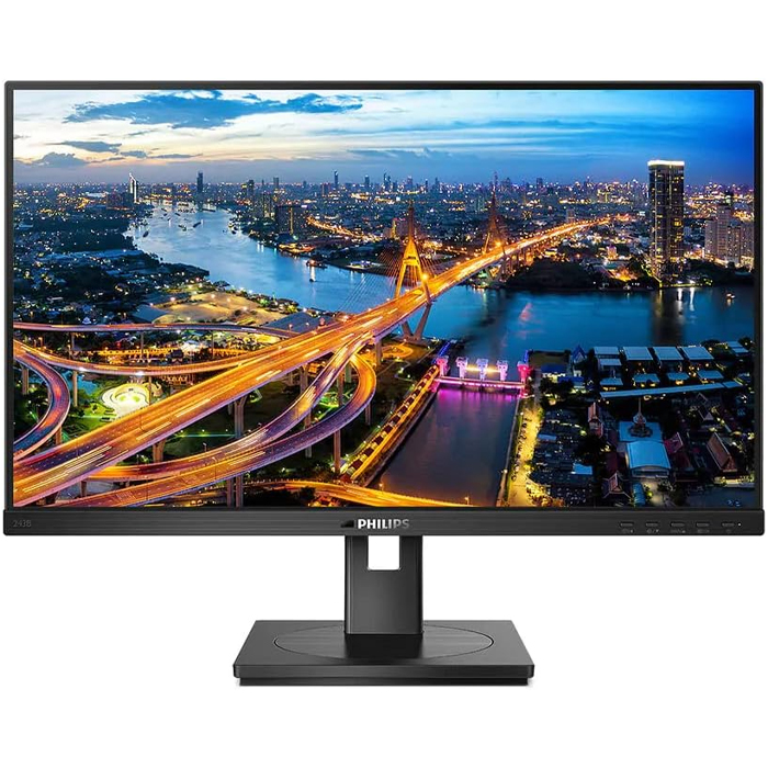 Rnw365 Monitor Philips Brilliance 243B1 24 Pollici 1920x1080 Full-HD USB HDMI DipslayPorts USB C Black