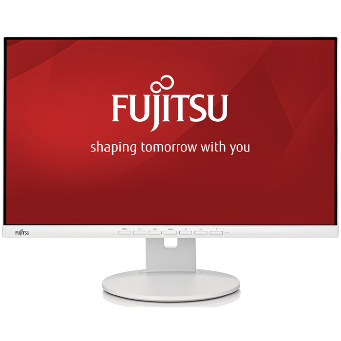 Rnw365 Monitor Fujitsu B24-9 TE 24 Pollici 1920x1080 Full-HD LED USB VGA HDMI DP White