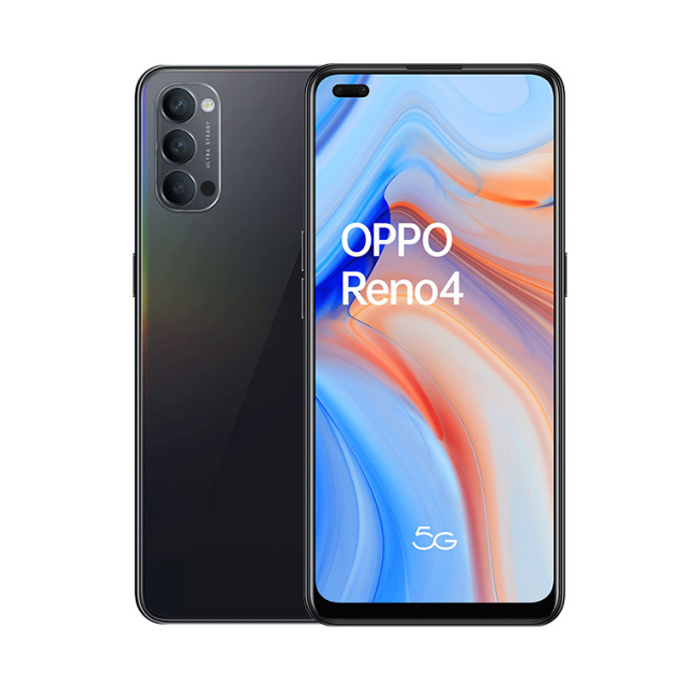 Rnw365 Smartphone Oppo Reno4 5G CPH2091 128GB 6.4  AMOLED 48MP Black [Grade A]