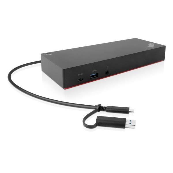 Lenovo Docking Ibrida Type A Type C ThinkPad Hybrid USB-C with USB-A Dock 2 Vid.4k / 2DP / 2Hdmi / 1 Lan G / 1Usb-c / 3 Usb-3 / 2 Usb-2