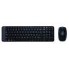 LOGITECH KIT TASTIERA+MOUSE WIRELESS MK220 USB NERO