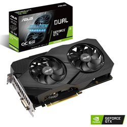 ASUS DUAL-GTX1660S-O6G-EVO 6GDDR6 192BIT HDMI DP DVI-D PCIE3.0 HDCP2.2 7680X4320 2,7SLOT