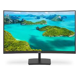 Philips LCD Desktop 23 6 GAMING MONITOR CURVO FREE SYNC ADAPTIVE SYNC 75HZ VA LED HDMI VGA VESA FRAMELESS FLICKER FREE LOW BLUE PROTEZIONE OCCHI NERO