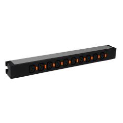 LEGRAND PDU 19 10 PRESE  IEC C13 CON SISTEMA DI ANTISGANGIO PRESA.