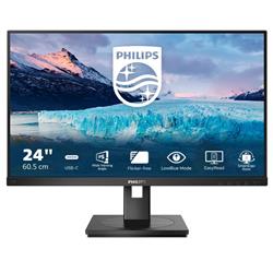 Philips LCD Desktop 23 8 usb-c docking monitor LED IPS 1920x1080 16:9 multimediale ergonomico hub usb 4ms 250 cd/m Displayport hdmi USB-C DP Out