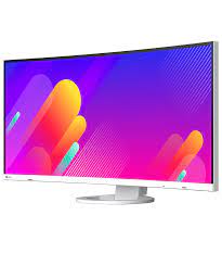 EIZO FlexScan Ultra-Slim-Monitor 37.5 / Ultrawide / 24:10 / 3840x1600 / 300 cd/sqm / 178/178 / IPS LCD / USB-C / Display Port / 2xHDMI / USB hub 3/4 / Auto EcoView / bianco