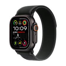 Apple Watch Ultra 2 GPS + Cellular 49mm Black Titanium Case with Black Trail Loop - S/M