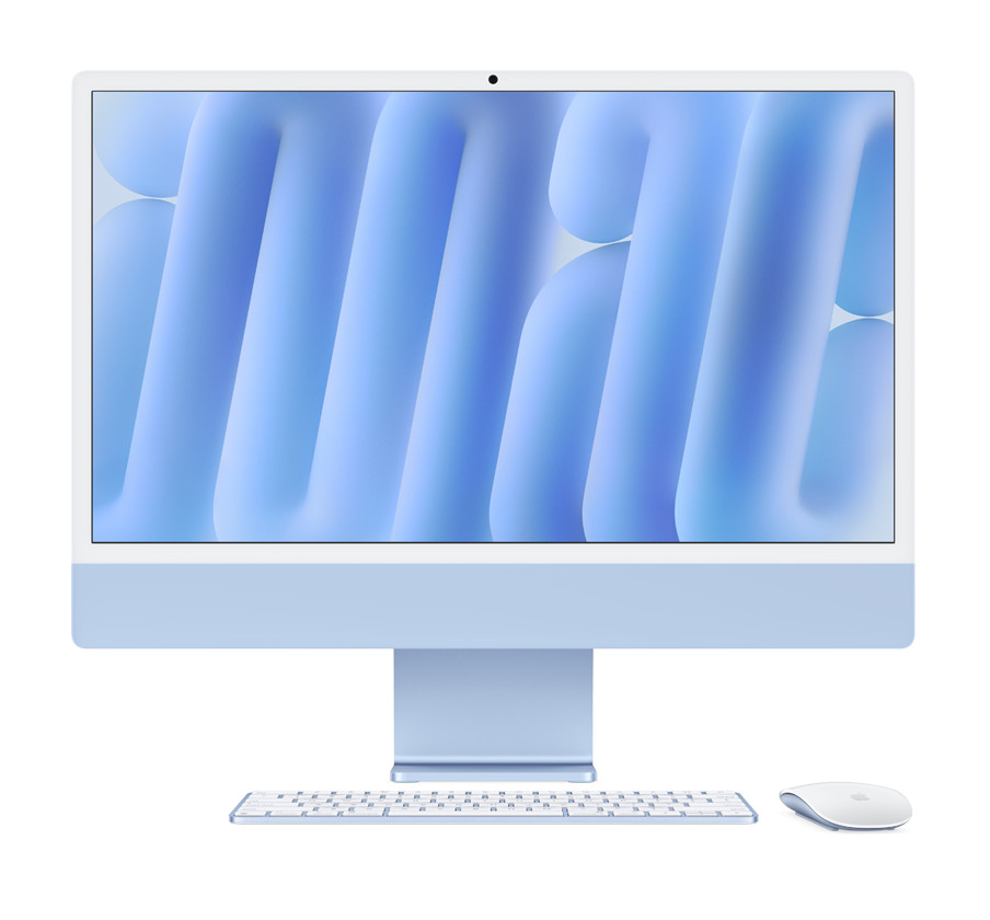 24-inch iMac with Retina 4.5k display M4 CPU 8-core GPU 8-core 16GB  256GB - No GigaLan - Blu - (2024)