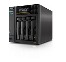 Asustor Lockerstor 4 Gen3 AS6804T 4 Bay NAS / Quad-Core 2.3GHz CPU / Dual USB 4 Ports / Dual 10GbE Ports / Dual 5GbE Ports / 16G ECC RAM DDR5 / Four M.2 SSD Slots (Diskless)