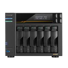 Asustor Lockerstor 6 Gen3 AS6806T 6 Bay NAS / Quad-Core 2.3GHz CPU / Dual USB 4 Ports / Dual 10GbE Ports / Dual 5GbE Ports / 16G ECC RAM DDR5 / Four M.2 SSD Slots (Diskless)