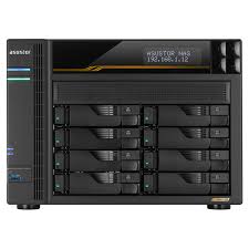 Asustor Lockerstor 8 Gen3 AS6808T 8 Bay NAS / Quad-Core 2.3GHz CPU / Dual USB 4 Ports / Dual 10GbE Ports / Dual 5GbE Ports / 16G ECC RAM DDR5 / Four M.2 SSD Slots (Diskless)