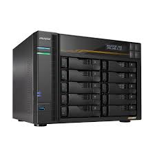 Asustor Lockerstor 10 Gen3 AS6810T 10 Bay NAS / Quad-Core 2.3GHz CPU / Dual USB 4 Ports / Dual 10GbE Ports / Dual 5GbE Ports / 16G ECC RAM DDR5 / Four M.2 SSD Slots (Diskless)