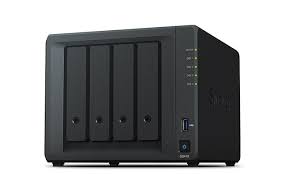 SYNOLOGY NAS DS418 X 4HD SATA2>SENZA DISCHI<Hot Swap-1,4GHz-DDR3 1Gb-2P Giga-3P USB+1P eSATA-Supp.25 telec.-GAR.2 ANNI